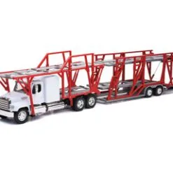 New Ray Long Haul Trucker Freightliner 114SD Auto Carrier,andCab - 10983 - 1/32 Scale Diecast Model
