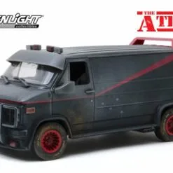 Greenlight 1983 GMC Vandura Weathered Vrsn W/ Bullet Holes, The A-Team- 13567-1/18 Scale Diecast Model Toy Car