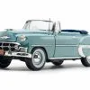 1953 Chevy Bel Air Open Convertible, Horizon Blue - Sun Star 1625 - 1/18 Scale Diecast Model Toy Car