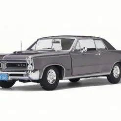 1965 Pontiac GTO, Iris Mist Purple - Sun Star 1845 - 1/18 Scale Diecast Model Toy Car