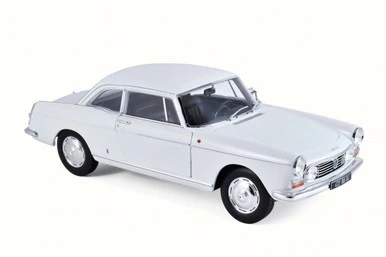 1967 Peugeot 404 Coupe, White - Norev 184831 - 1/18 Scale Diecast Model Toy Car 3 1967 Peugeot 404 Coupe, White - Norev 184831 - 1/18 Scale Diecast Model Toy Car