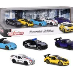 ModelToyCars Porsche 5 Pieces Giftpack Assortment, Multi - Jada Toys 2120531711JA - 1/64 Scale Diecast Car