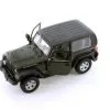 2007 Jeep Wrangler Rubicon Hardtop, Dark Green - Welly 22489HWG - 1/24 Scale Diecast Model Toy Car -International Diecast Cars Shop 22489HWG WLY 2007 Jeep Wrangler Rubicon 124 1 63204.1661284936.386.513