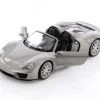 Porsche 918 Spyder Convertible, Silver - Welly 24055CWSV - 1/24 Scale Diecast Model Toy Car -International Diecast Cars Shop 24055CWSV WLY Porsche 918 Spyder Convertible 124 1 58493.1662133311.386.513