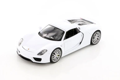 Porsche 918 Spyder, White - Welly 24055HWWT - 1/24 Scale Diecast Model Toy Car 3 Porsche 918 Spyder, White - Welly 24055HWWT - 1/24 Scale Diecast Model Toy Car