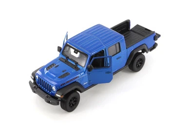 2020 Jeep Gladiator Pickup Truck, Blue - Welly 24103WBU - 1/27 Scale Diecast Model Toy Car 3 2020 Jeep Gladiator Pickup Truck, Blue - Welly 24103WBU - 1/27 Scale Diecast Model Toy Car
