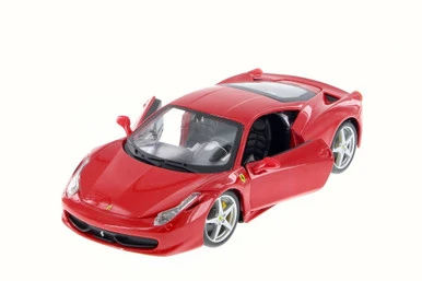 Ferrari 458 Italia, Red - Bburago 26003D - 1/24 Scale Diecast Model Toy Car 3 Ferrari 458 Italia, Red - Bburago 26003D - 1/24 Scale Diecast Model Toy Car