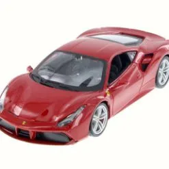 Ferrari 488 GTB, Red - Bburago 26013D - 1/24 Scale Diecast Model Toy Car (Brand New, But NOT IN BOX)