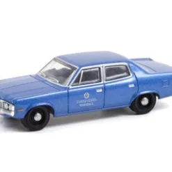 1972 AMC Matador United States Marshall, Blue - Greenlight 30218/48 - 1/64 Scale Diecast Car