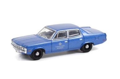 1972 AMC Matador United States Marshall, Blue - Greenlight 30218/48 - 1/64 Scale Diecast Car 3 1972 AMC Matador United States Marshall, Blue - Greenlight 30218/48 - 1/64 Scale Diecast Car