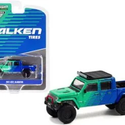 Greenlight Falken Tires 2021 Jeep Gladiator Pickupw/Off-Road Parts 30298/48 1/64 Scale Diecast Model Toy Car