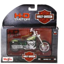 ModelToyCars 2004 Harley-Davidson FLSTDSE CVO, Green - Maisto 31360/37 - 1/18 Scale Diecast Motorcyle