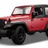 2014 Jeep Wrangler, Red - Maisto 31676R - 1/18 Scale Diecast Model Car -International Diecast Cars Shop 31676R MAI RED 2014 Jeep Wrangler Hard Top Diecast Model Toy car AZ 25258.1591912695.386.513
