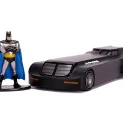 ModelToyCars Animated Series Batmobile With Batman Figure, Black - Jada Toys 31705/12 - 1/32 Scale Diecast Car