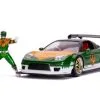 Jada Toys 2002 Honda NSX Type-R W/ Power Rangers Ranger Figure, Toys 31909 - 1/24 Scale Diecast Model Toy Car -International Diecast Cars Shop 31909 JADA HWR 2002 Honda NSX w Green Ranger 124 1 63896.1601046445.386.513