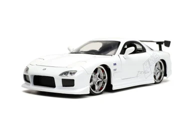 1993 Mazda RX-7, Fast & Furious - Jada Toys 32607/4 - 1/24 Scale Diecast Model Toy Car 3 1993 Mazda RX-7, Fast & Furious - Jada Toys 32607/4 - 1/24 Scale Diecast Model Toy Car