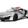 Lykan Hypersport Police 'Highway Patrol', Silver And Blue - Jada Toys 32927/4 - 1/24 Diecast Car -International Diecast Cars Shop 32927 4 JADA HyperSpec Lykan HyperSport Highway Patrol 124 1 57686.1626126602.386.513