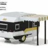 1959 Catolac Deville Travel Trailer, White & Black - Greenlight 34030B - 1/64 Scale Diecast Car -International Diecast Cars Shop 34030B GL WHITE 1959 CATOLAC DEVILLE TRAVEL TRAILER 1 AZ 16617.1610382591.386.513