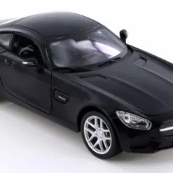 Mercedes-Benz AMG GT, Matte Black - Maisto 34134 - 1/24 Scale Diecast Model Toy Car