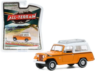 ModelToyCars 1971 Jeep Jeepster Commando With Roof Rack, Orange - Greenlight 35170A/48 - 1/64 Scale Diecast Car 3 ModelToyCars 1971 Jeep Jeepster Commando With Roof Rack, Orange - Greenlight 35170A/48 - 1/64 Scale Diecast Car