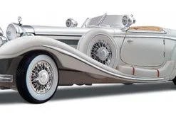 1936 Mercedes Benz 500K Typ Roadster Convertible, White - Maisto Premiere 36055 - 1/18 Diecast Car