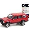 1984 Jeep Cherokee Chief, Red With Black - Greenlight 39080F/48 - 1/64 Scale Diecast Model Toy Car