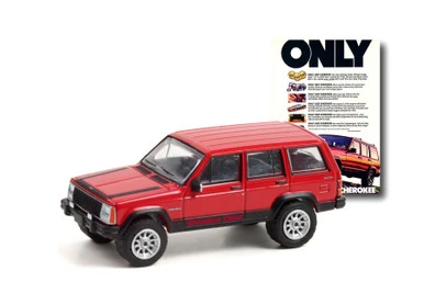 1984 Jeep Cherokee Chief, Red With Black - Greenlight 39080F/48 - 1/64 Scale Diecast Model Toy Car 3 1984 Jeep Cherokee Chief, Red With Black - Greenlight 39080F/48 - 1/64 Scale Diecast Model Toy Car