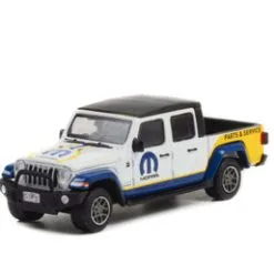 2021 Jeep Gladiator Pickup Truck, White - Greenlight 41140F/48 - 1/64 Scale Diecast Model Toy Car