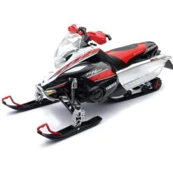 Yamaha FX Snowmobile, Red And Black - New Ray 42893A - 1/12 Scale Model Toy Vehicle