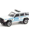 New York City Police Dept 1997 Jeep Cherokee , White & Blue - Greenlight 42960C - 1/64 Diecast Car 1 New York City Police Dept 1997 Jeep Cherokee , White & Blue - Greenlight 42960C - 1/64 Diecast Car -International Diecast Cars Shop 42960C 48 GL Hot Pursuit Series 38 164 1 98785.1637363517.386.513