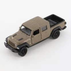 2020 Jeep Gladiator Pickup, Brown - Welly 43788D - 1/34 Scale Diecast Model Toy Car