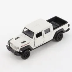 2020 Jeep Gladiator Pickup, White - Welly 43788D - 1/34 Scale Diecast Model Toy Car