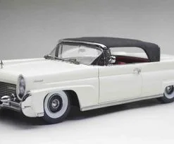 1958 Lincoln Continental MKIII Close Convertible, White - Sun Star 4709 - 1/18 Scale Diecast Car