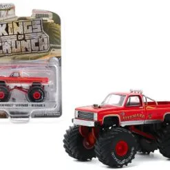 ModelToyCars 1986 Chevy Silverado Monster Truck, Nitemare II - Greenlight 49070-D - 1/64 Scale Diecast Car