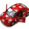 Kinsmart Volkswagen New Beetle, Red - 5028DR - 1/32 Scale Diecast Model Replica (Brand New, But NOT IN BOX) -International Diecast Cars Shop 5028DR KIT RED Volkswagen New Beetle az 24128.1610381942.386.513