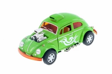 Volkswagen Beetle Custom Dragracer, Green - Kinsmart 5405D - 1/32 Scale Diecast Model Toy Car 3 Volkswagen Beetle Custom Dragracer, Green - Kinsmart 5405D - 1/32 Scale Diecast Model Toy Car