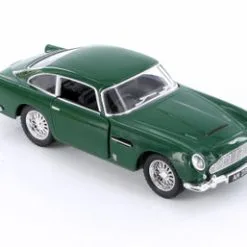 1963 Aston Martin Vulcan Hard Top, Green - Kinsmart 5406D - 1/38 Scale Diecast Model Toy Car