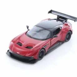 2016 Aston Martin Hard Top, Red - Kinsmart 5407D - 1/38 Scale Diecast Model Toy Car