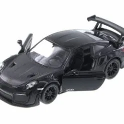 Porsche 911 GT2 RS Hard Top, Black - Kinsmart 5408D - 1/36 Scale Diecast Model Toy Car