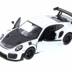 Porsche 911 GT2 RS Hard Top, White - Kinsmart 5408D - 1/36 Scale Diecast Model Toy Car