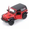 2018 Jeep Wrangler Rubion, Red - Kinsmart 5412DAB - 1/34 Scale Diecast Model Toy Car -International Diecast Cars Shop 5412dab red closed top kit 2018 jeep wrangler rubion 1 az 87006.1606865598.386.513