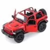 2018 Jeep Wrangler Rubion Open Top, Red - Kinsmart 5412DAB - 1/34 Scale Diecast Model Toy Car -International Diecast Cars Shop 5412dab red open top kit 2018 jeep wrangler rubion open top 1 az 84580.1609435069.386.513