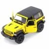 2018 Jeep Wrangler Rubion, Yellow - Kinsmart 5412DAB - 1/34 Scale Diecast Model Toy Car -International Diecast Cars Shop 5412dab yellow closed top kit 2018 jeep wrangler rubion 1 az 38207.1606865592.386.513