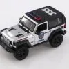 2018 Jeep Wrangler Rubicon Police Hard Top, Silver - Kinsmart 5412DPV - 1/34 Scale Diecast Car -International Diecast Cars Shop 5412dpv kit silver 2018 jeep wrangler rubicon police hard top diecast toy car 1 16188.1621547316.386.513