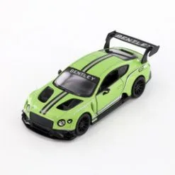 2018 Bentley GT3, Green - Kinsmart 5417D - 1/38 Scale Diecast Model Toy Car