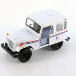 1971 Jeep DJ-5B USPS, White - Kinsmart 5435D - 1/26 Scale Diecast Model Toy Car