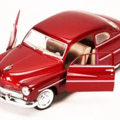 Motor Max 1949 Mercury, Red - Showcasts 73225 - 1/24 Scale Diecast Model Car (Brand New, But NOT IN BOX)