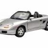 Porsche Boxster Convertible, Silver - Showcasts 73226WSV - 1/24 Scale Diecast Model Toy Car