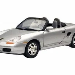 Porsche Boxster Convertible, Silver - Showcasts 73226WSV - 1/24 Scale Diecast Model Toy Car