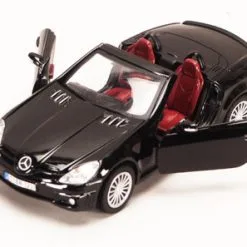 Motor Max Mercedes Benz SLK55 AMG, Black - Motormax 73292 -1/24 Scale Diecast Model Toy Car